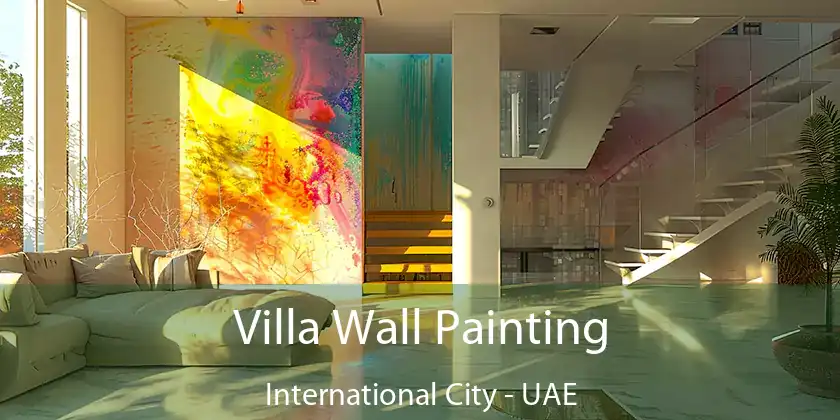 Villa Wall Painting International City - UAE