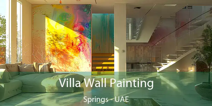  Villa Wall Painting Springs - UAE