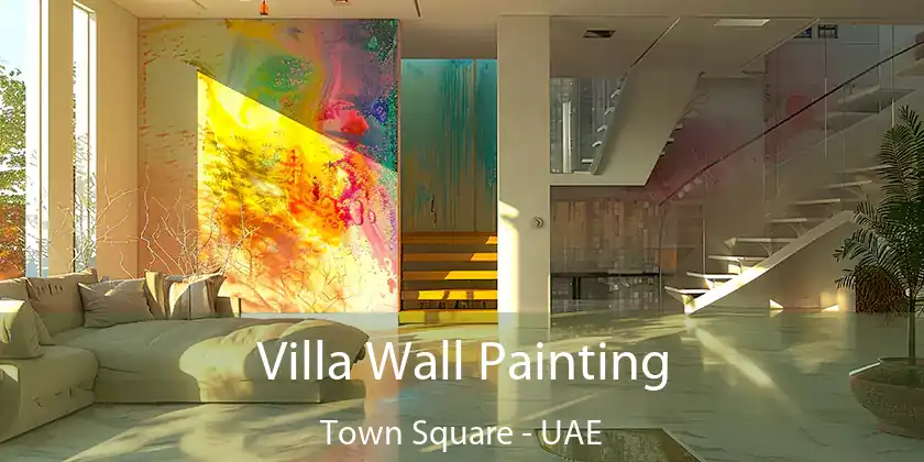  Villa Wall Painting Town Square - UAE