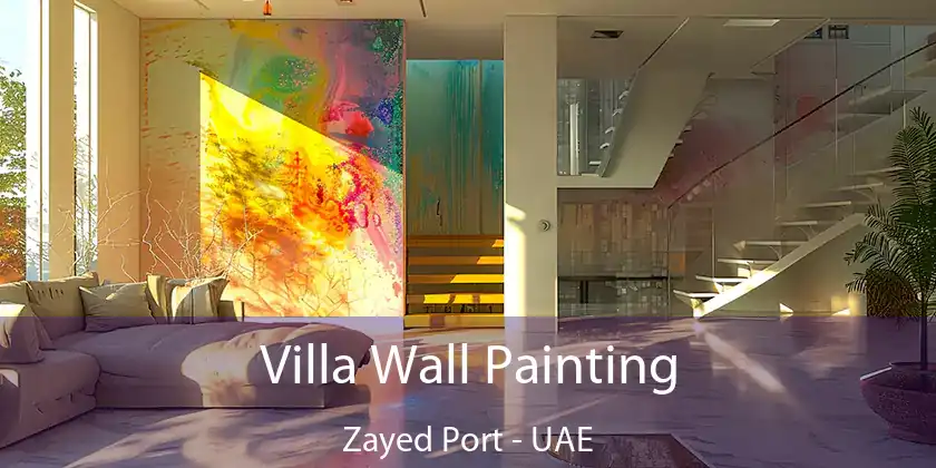  Villa Wall Painting Zayed Port - UAE
