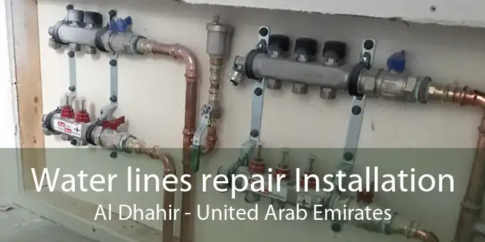 Water lines repair Installation Al Dhahir - United Arab Emirates