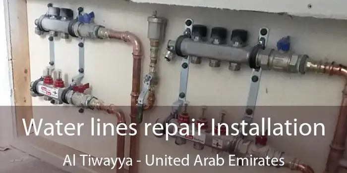 Water lines repair Installation Al Tiwayya - United Arab Emirates