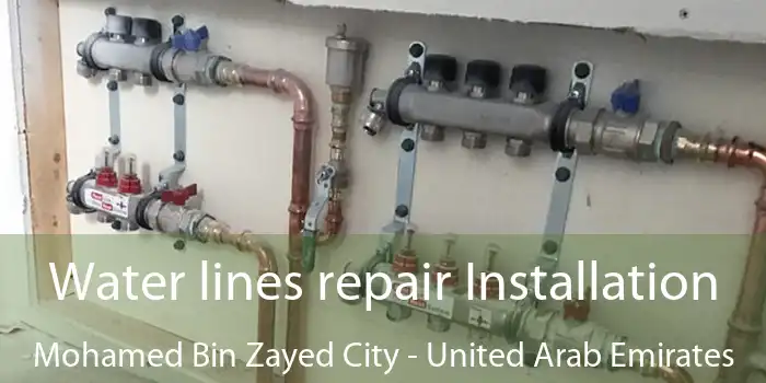 Water lines repair Installation Mohamed Bin Zayed City - United Arab Emirates