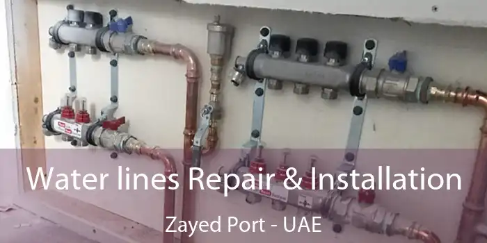  Water lines Repair & Installation Zayed Port - UAE