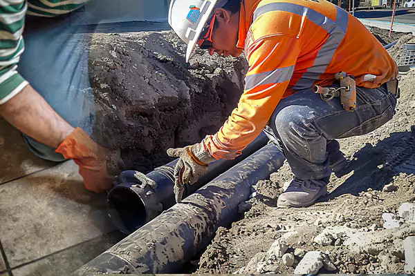 Sewer Line Installation in Abu Dhabi, UAE