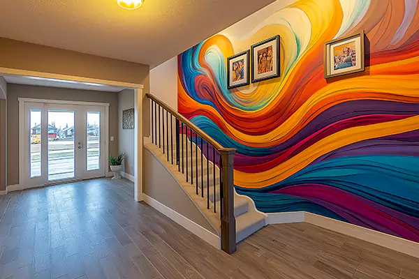 Villa Wall Painting in Mohammed Bin Rashid City, Dubai, UAE